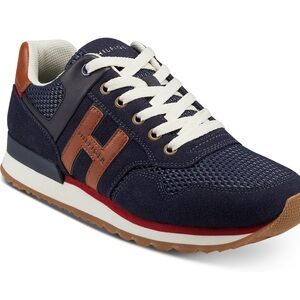 Men’s Tommy Hilfiger Faux Suede Navy Artisan Sneaker